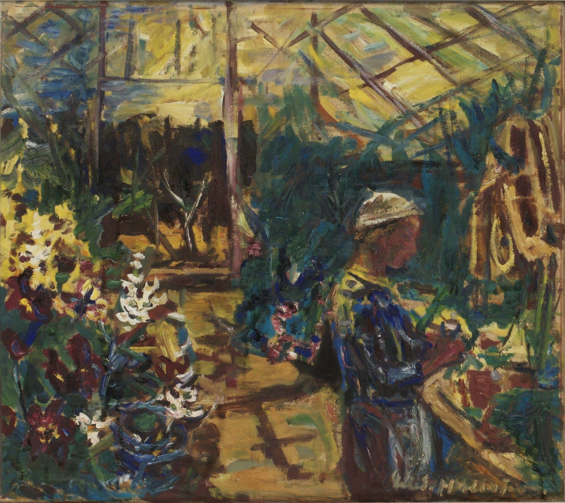 Erik Gunnarsson Hallström - Växthus vid Ekolsund