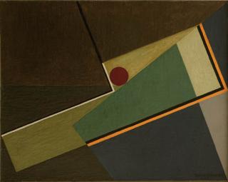 Erik Olson - Mörk Diagonal, Komposition F (Dark Diagonal, Composition F)