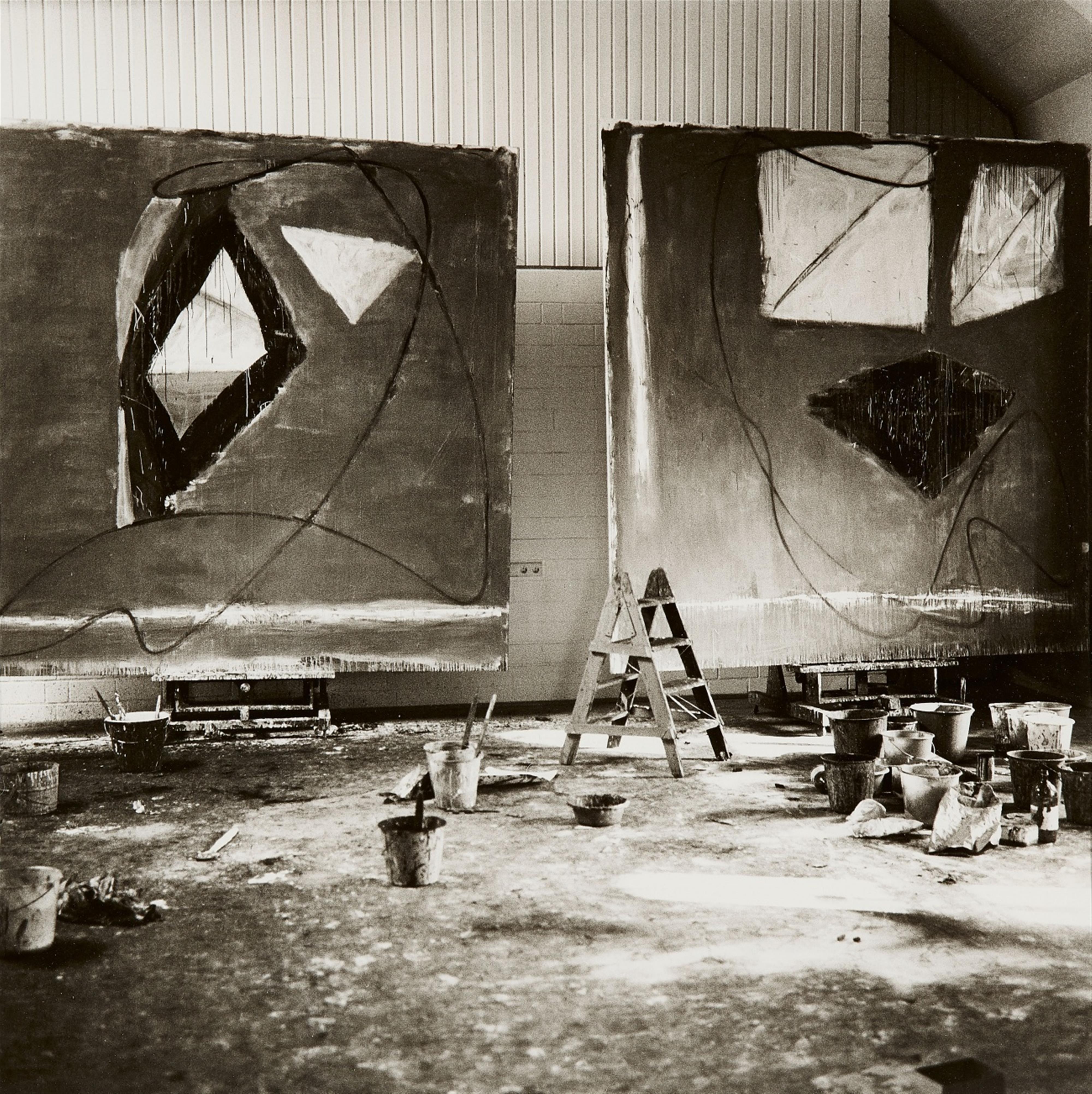 Erika Kiffl - Markus Lüpertz, Atelier Karlsruhe