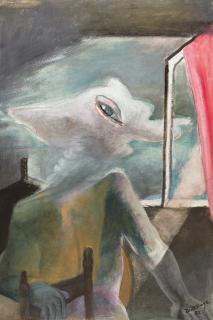 Erna Dinklage - Jüngling mit lächelnder Wolke.