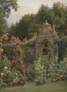 Ernest Albert Chadwick - A Garden Gate In Arden