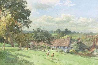 Ernest Albert Chadwick - In a newent orchard - Gloucestershire, England