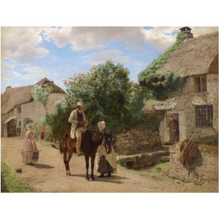 Ernest Albert Waterlow - The Village Postman