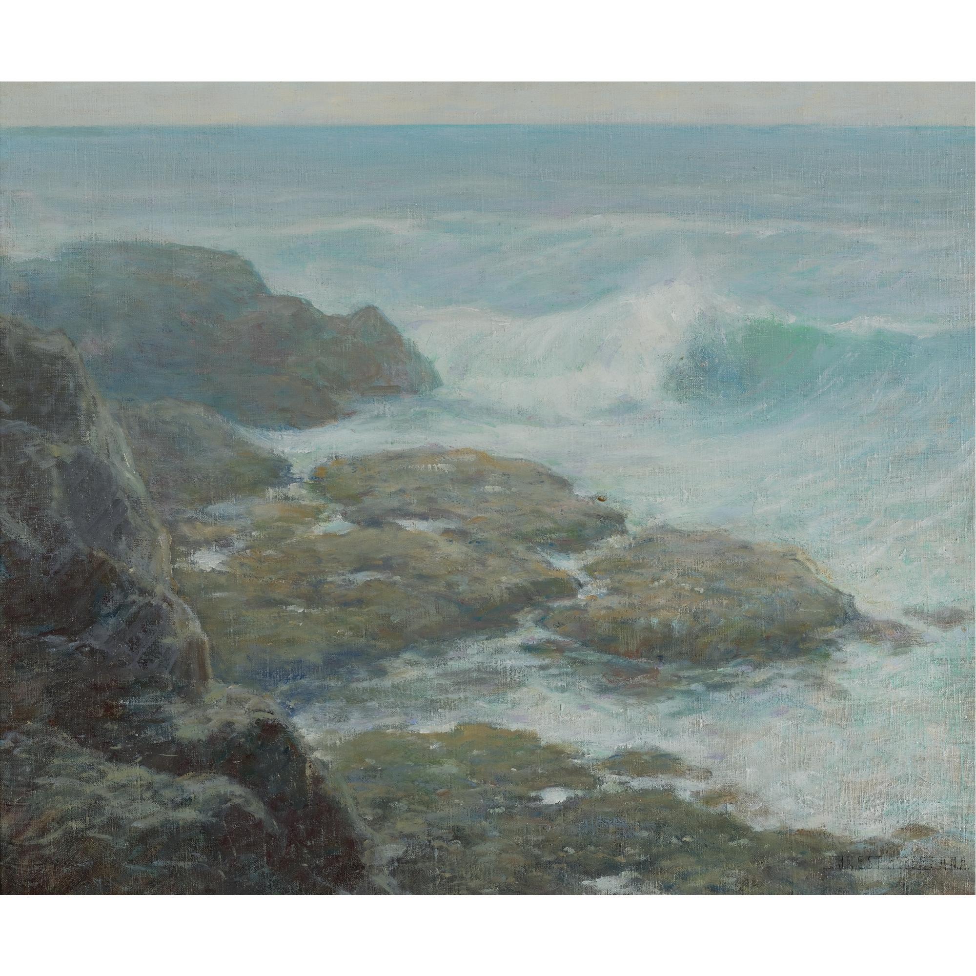 Ernest Albert - A Rocky Coast