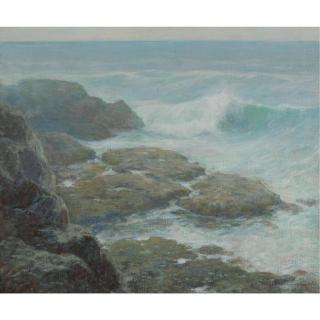 Ernest Albert - A Rocky Coast