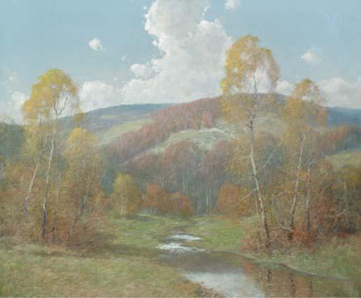 Ernest Albert - In Scarlet, Green and Gold