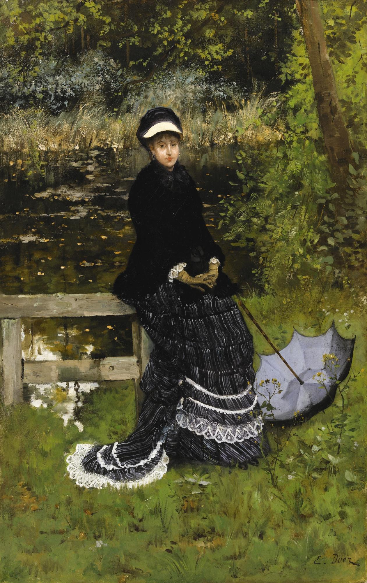 Ernest Ange Duez - French Mélancolie