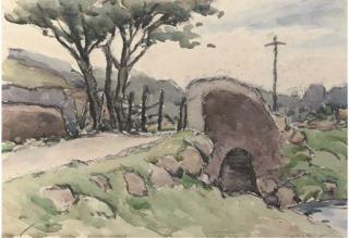 Ernest Archibald Taylor - A Country Bridge, Arran