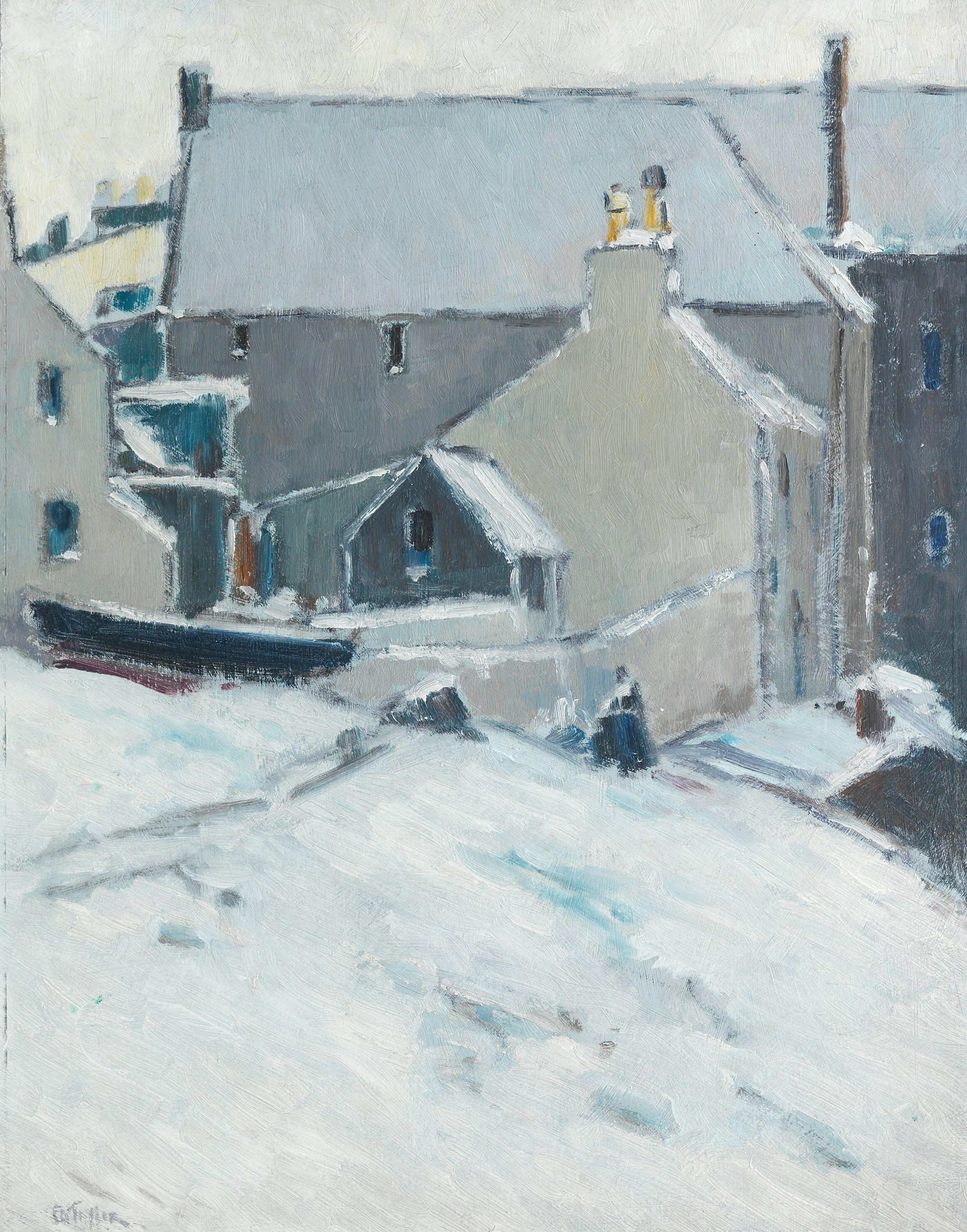 Ernest Archibald Taylor - Kirkcudbright in Snow