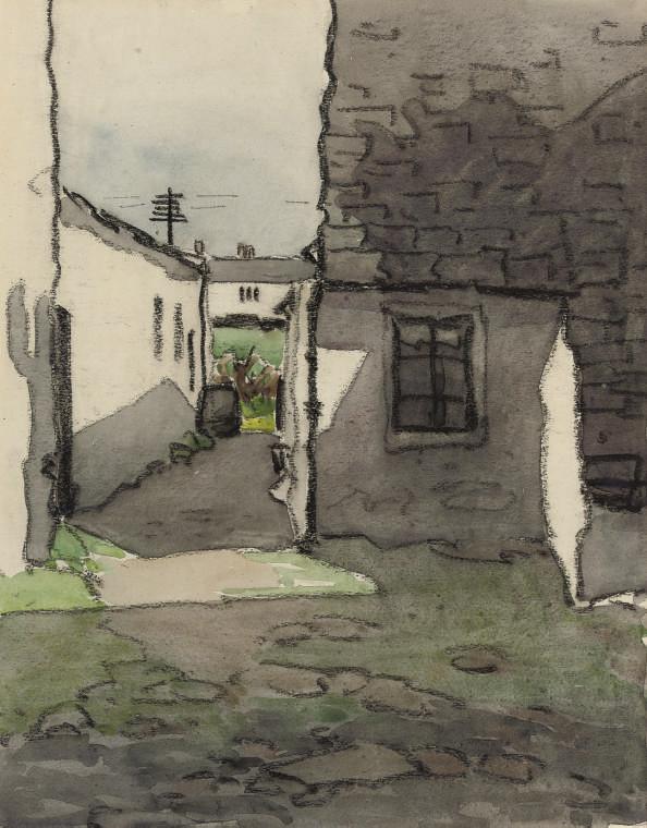 Ernest Archibald Taylor - White Cottages (Illustrated); And Cottages Through The Archway