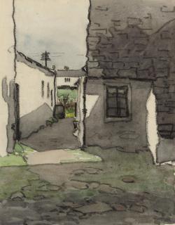 Ernest Archibald Taylor - White Cottages (Illustrated); And Cottages Through The Archway