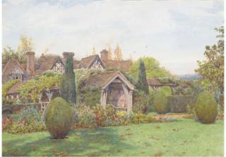Ernest Arthur Rowe - The Gardens At Great Tangley Manor, Near Guildford, Surrey