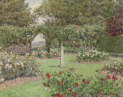 Ernest Arthur Rowe - The rose garden