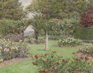 Ernest Arthur Rowe - The rose garden