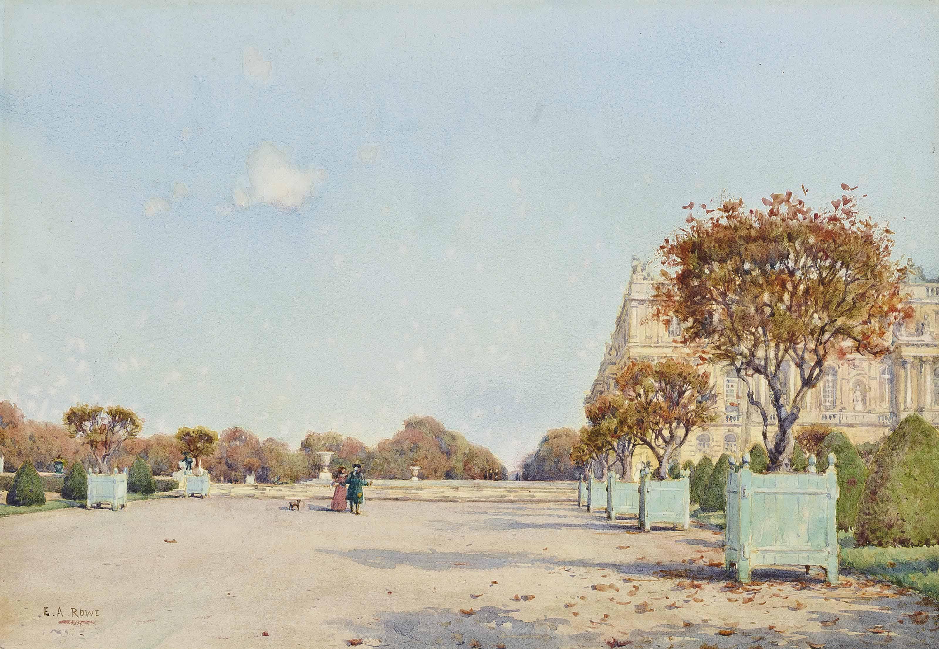 Ernest Arthur Rowe - Versailles, October