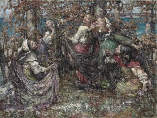 Ernest Atkinson Hornel - Ring-a-Ring-a-Roses