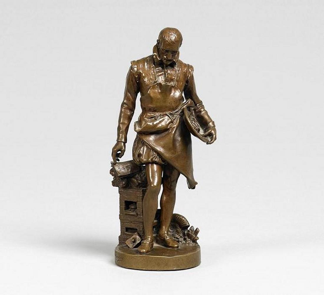 Ernest Barrias - Porträt des Bernard Palisy