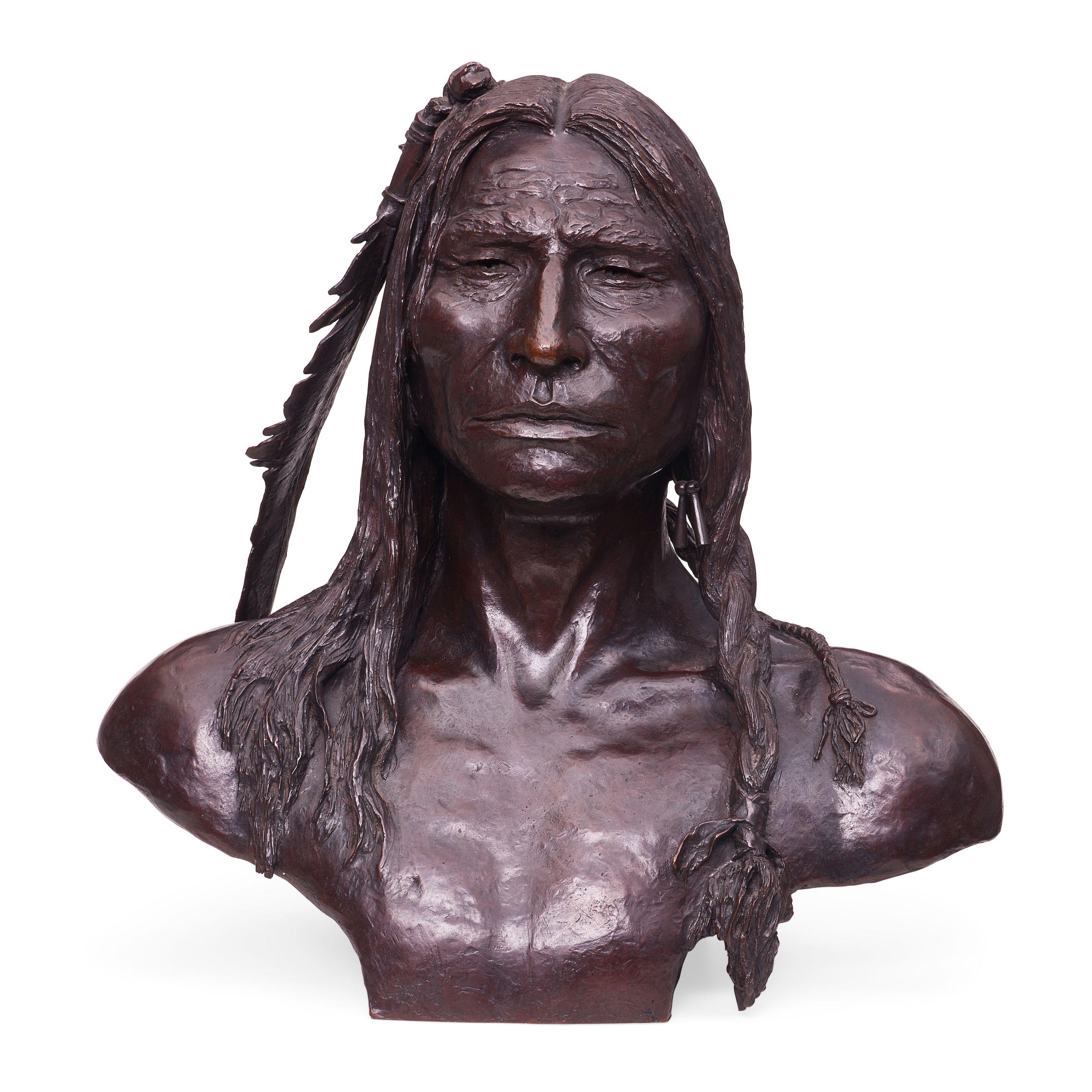 Ernest Berke - Crazy Horse 16 1/2 in. high