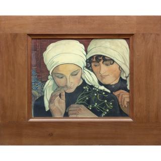 Ernest Biéler - Deux Valaisannes, 1922 Two Women From Valais, 1922