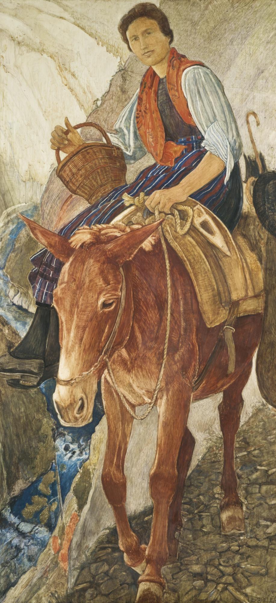 Ernest Biéler - La Belle Rose (La Descente Des Mayens), 1937