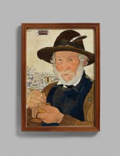 Ernest Biéler - Le Marguillier (L\'Homme à la tabatière)