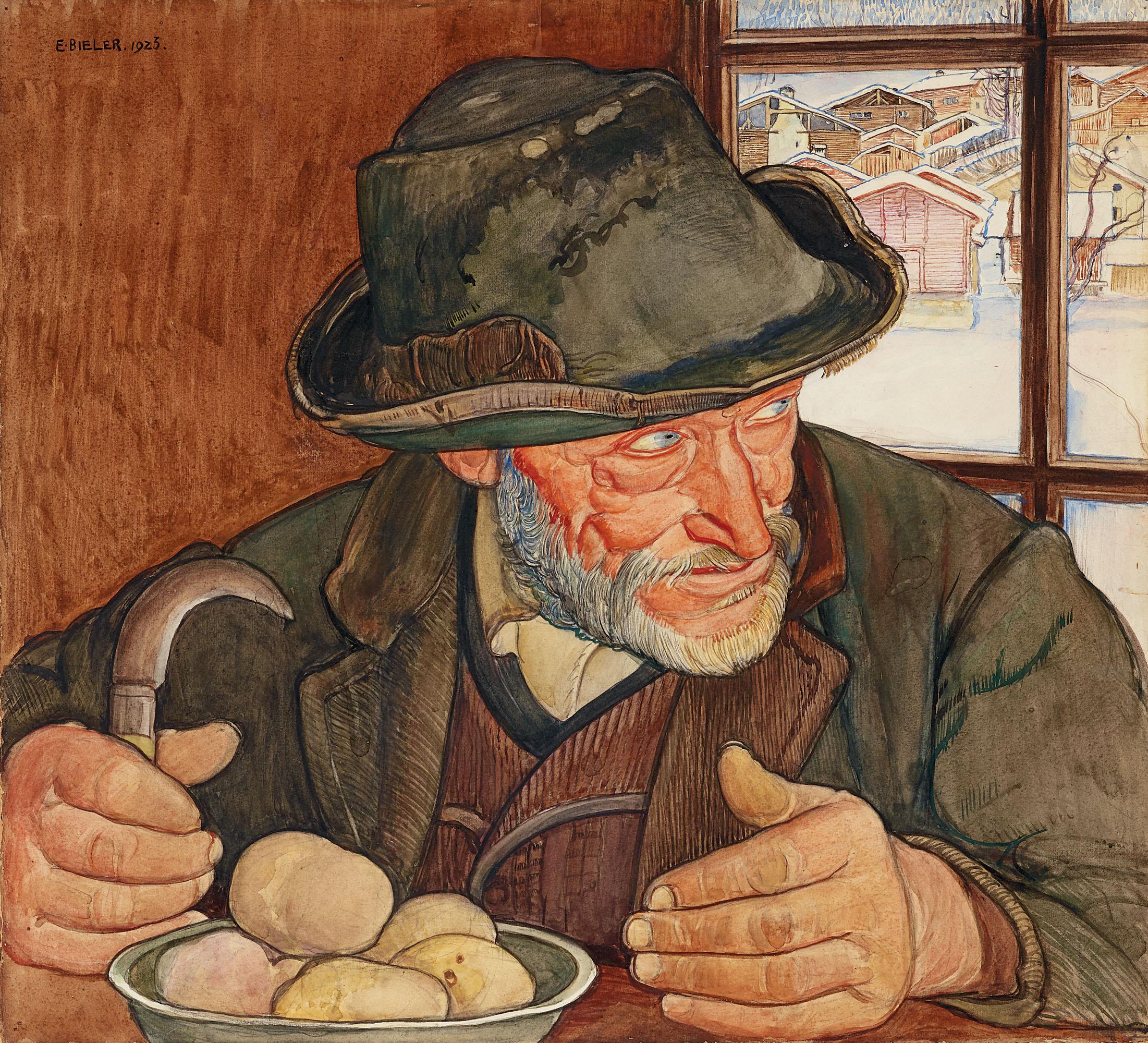 Ernest Biéler - Le Vieux Garçon