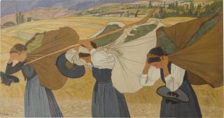 Ernest Biéler - Les fardeaux, 1909