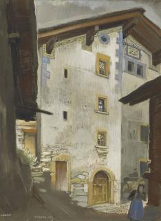 Ernest Biéler - Turtmann, Ansicht Haus Zumstein 1657, um 1930/31