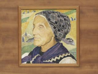 Ernest Biéler - Vieille Valaisanne, 1940 Old Woman From The Valais, 1940  