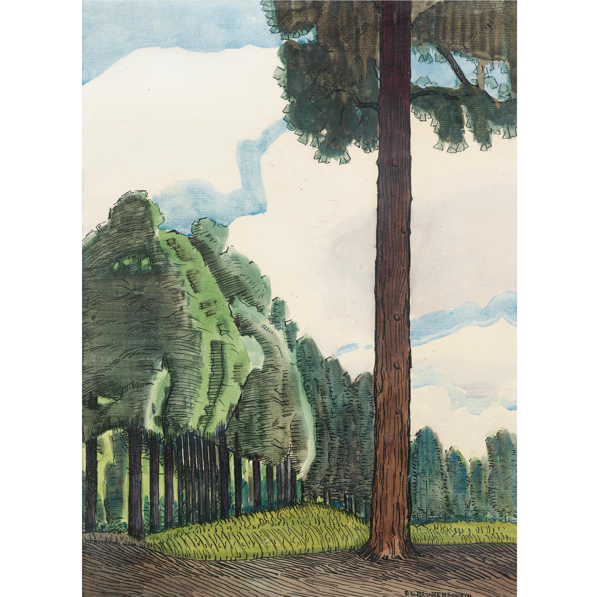 Ernest Blumenschein - Evergreen