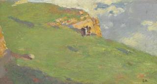 Ernest Blumenschein - Riders In A Landscape