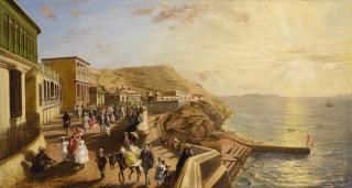 Ernest Charton - View Of Chorrillos, Peru