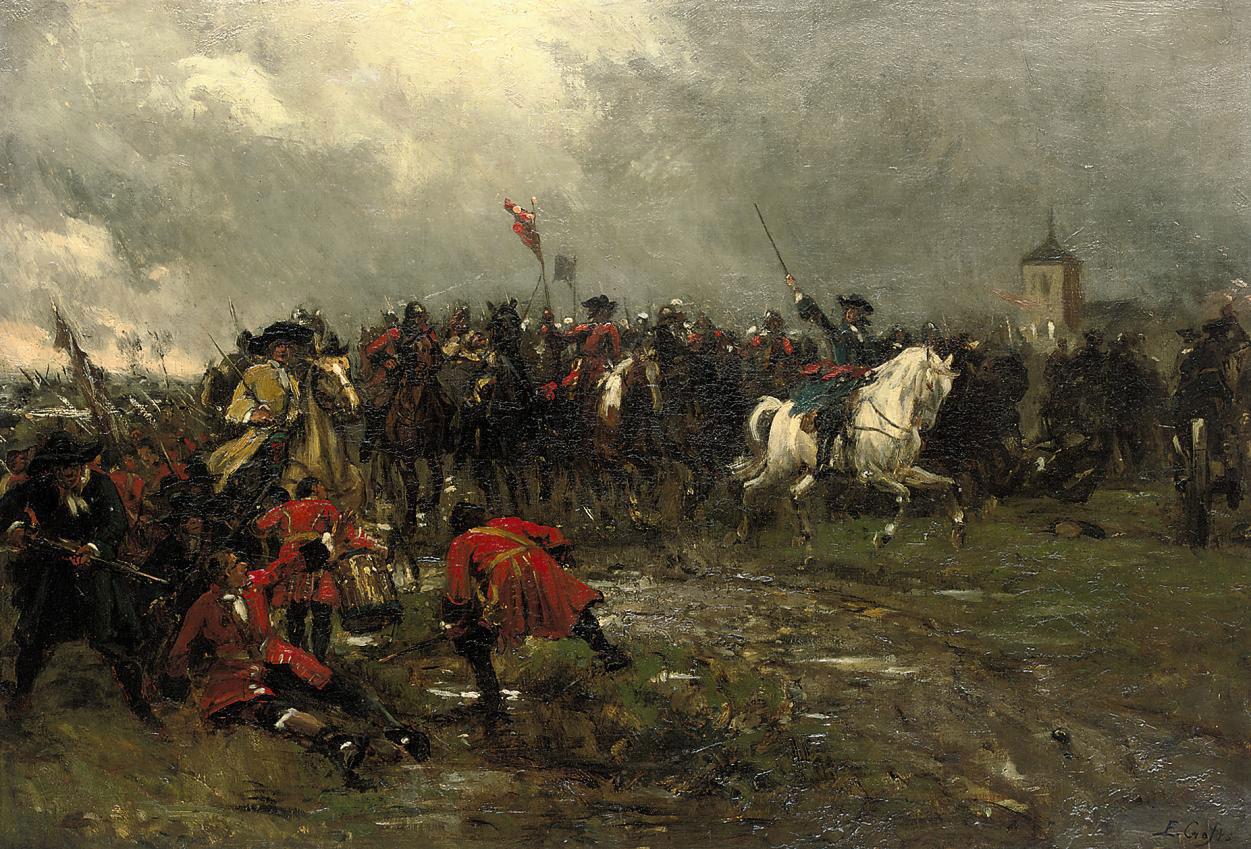 Ernest Crofts, R.A. - The cavalry charge