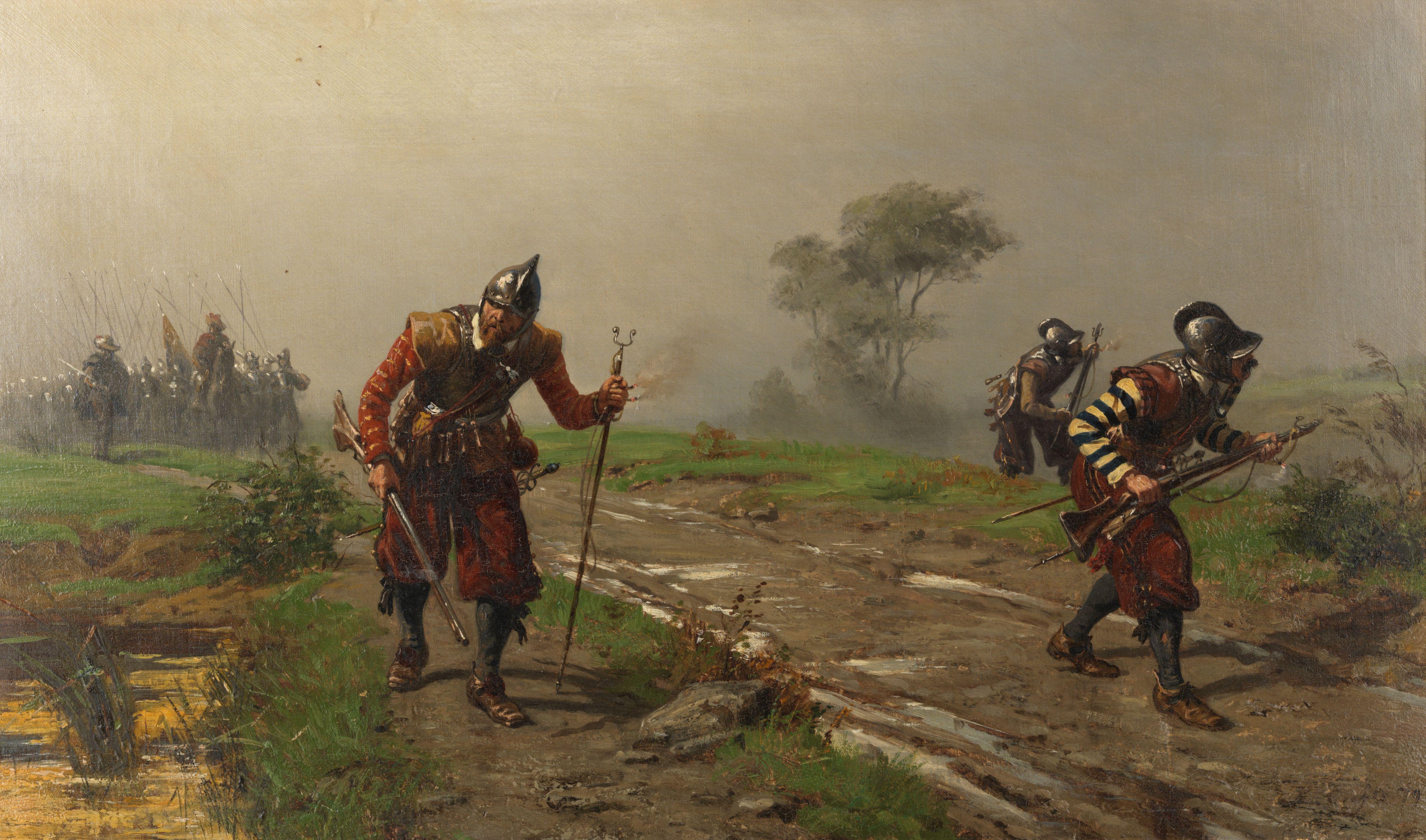 Ernest Crofts, RA - Royalists scouting