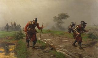 Ernest Crofts, RA - Royalists scouting