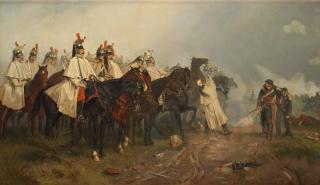 Ernest Crofts - French cuirassier squadron at the French-German war in 1870