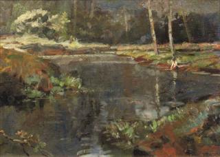 Ernest Dezentje - Washing by the lake