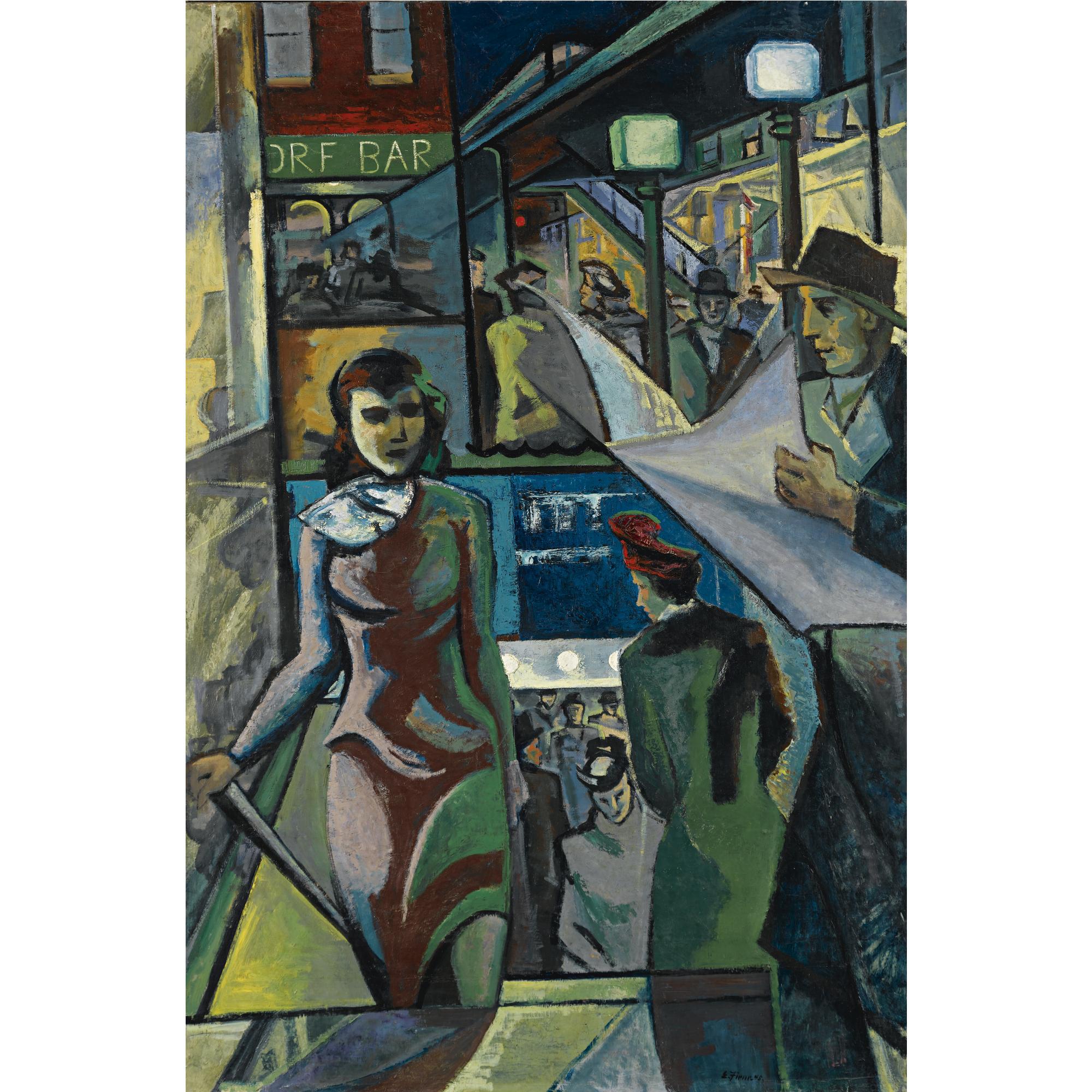 Ernest Fiene - Nocturne, 34Th Street 