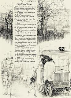 Ernest Howard Shepard - \'My Three \'Buses\'