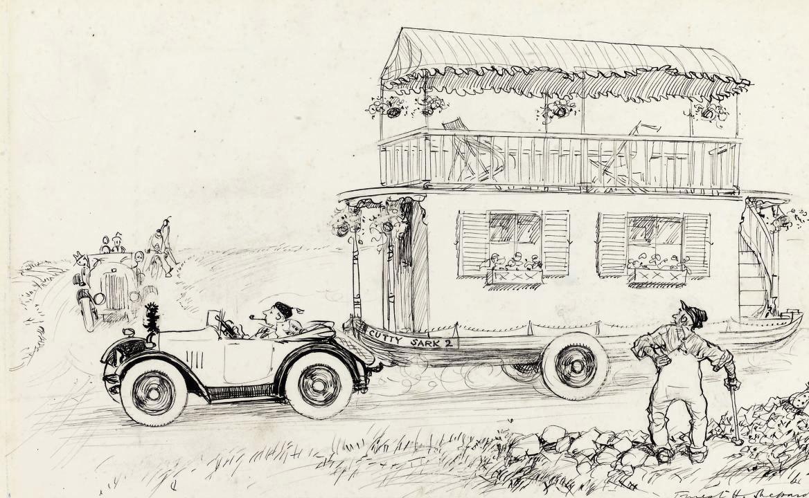 Ernest Howard Shepard - \'The Vogue of the Caravan\'