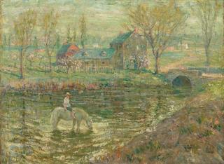 Ernest Lawson - A Refreshing Drink