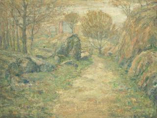 Ernest Lawson - Central Park Road