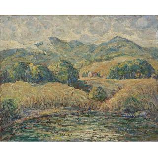 Ernest Lawson - Clouds Over Hills, New England