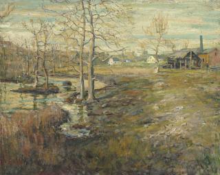 Ernest Lawson - Farm Landscape