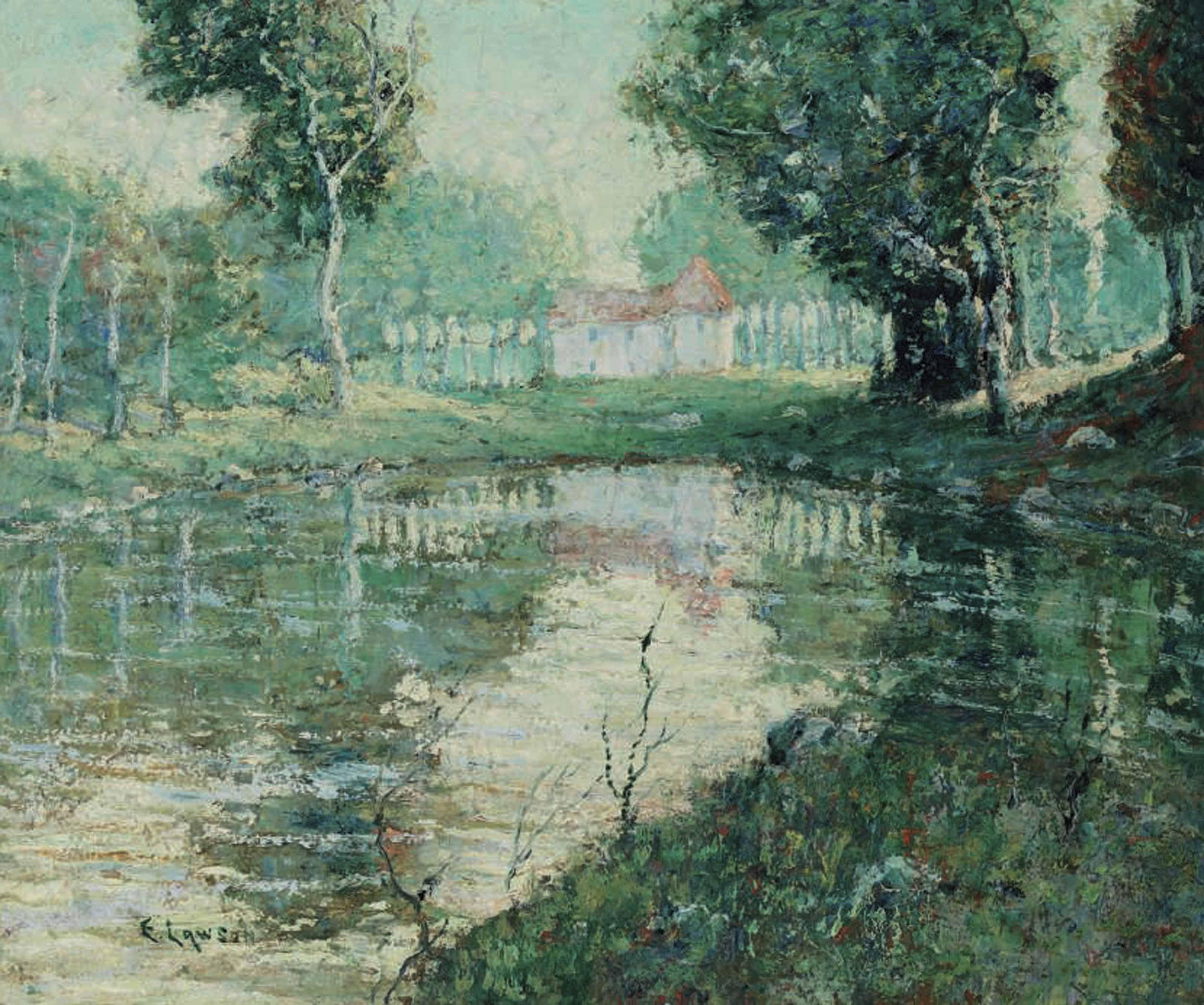 Ernest Lawson - French Landscape