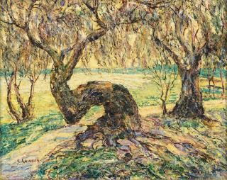 Ernest Lawson - Indian Trail, Myakka Jungle, Florida