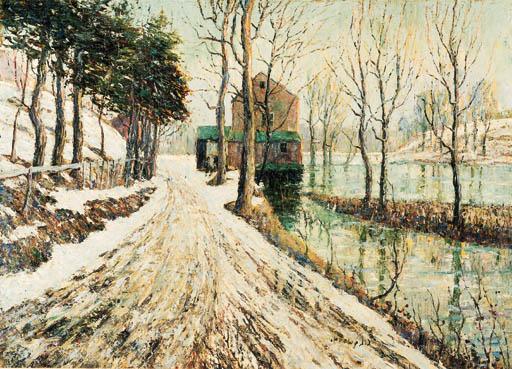 Ernest Lawson - Melting Snow