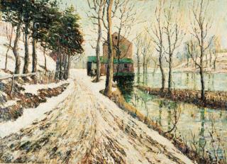 Ernest Lawson - Melting Snow