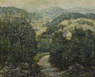 Ernest Lawson - New England Landscape