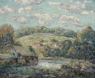 Ernest Lawson - Old Mill, Wilton, Connecticut